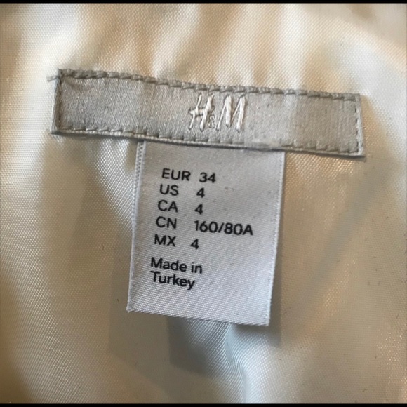 Embellished White Silver Metallic Dress - Picture 3 of 3